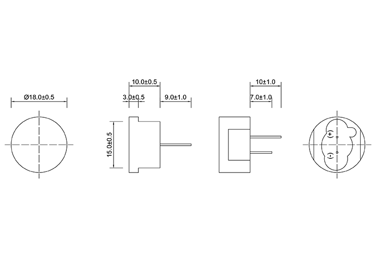 防水型超声波传感器